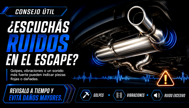 Consejo sobre ruidos en el escape